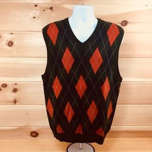 Lot of Three Chaps Pull Over Sweater Vests Size XL